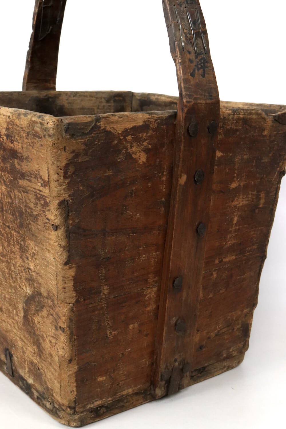 Korb aus Holz  antik China 65x38x38
