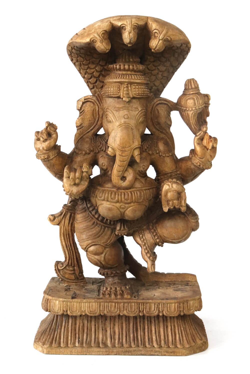Ganesha Holzfigur Vintage
