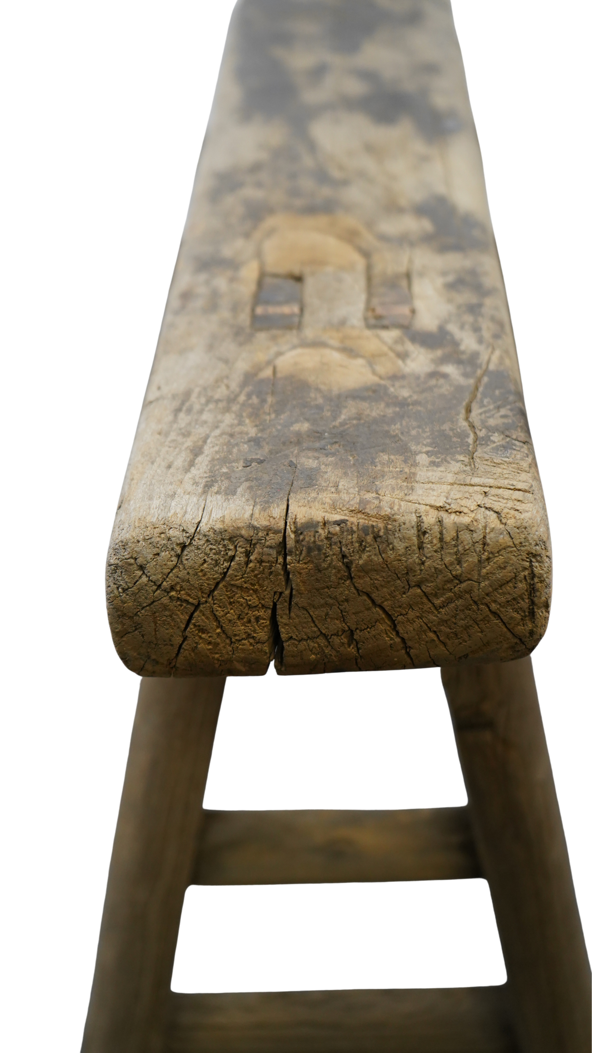 massive chinesische Holzbank 120 cm