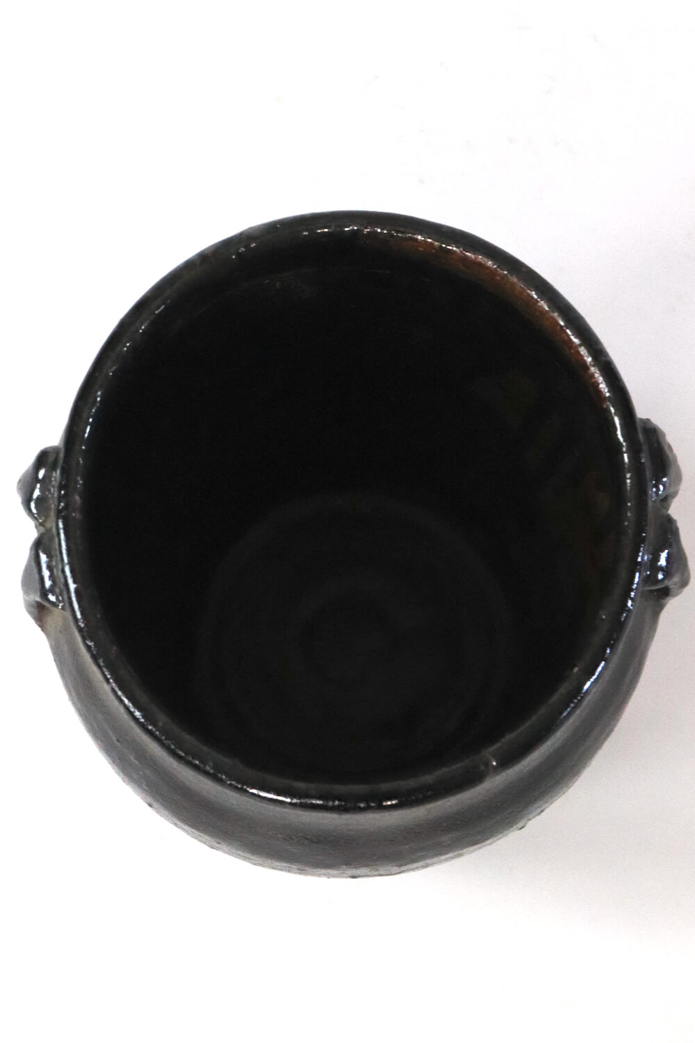 Chinesische Vase antik schwarz, 25xØ22