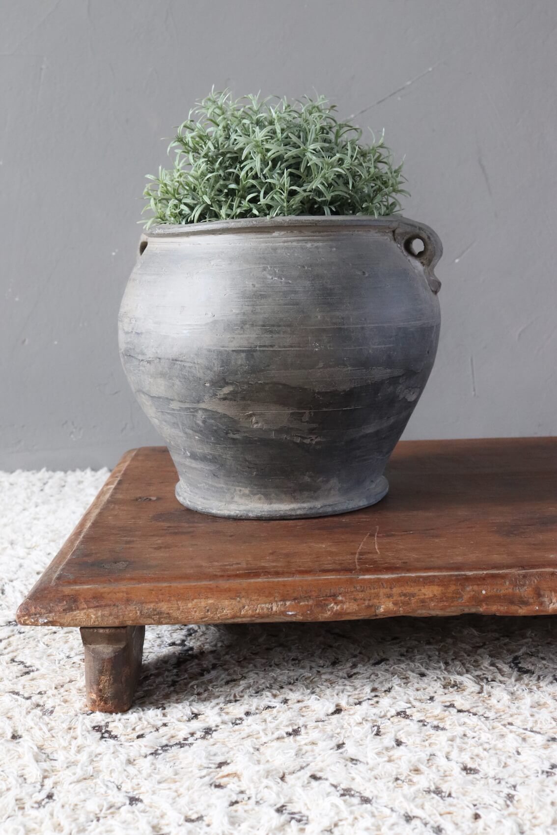 Antique brwon wooden tray 63x42