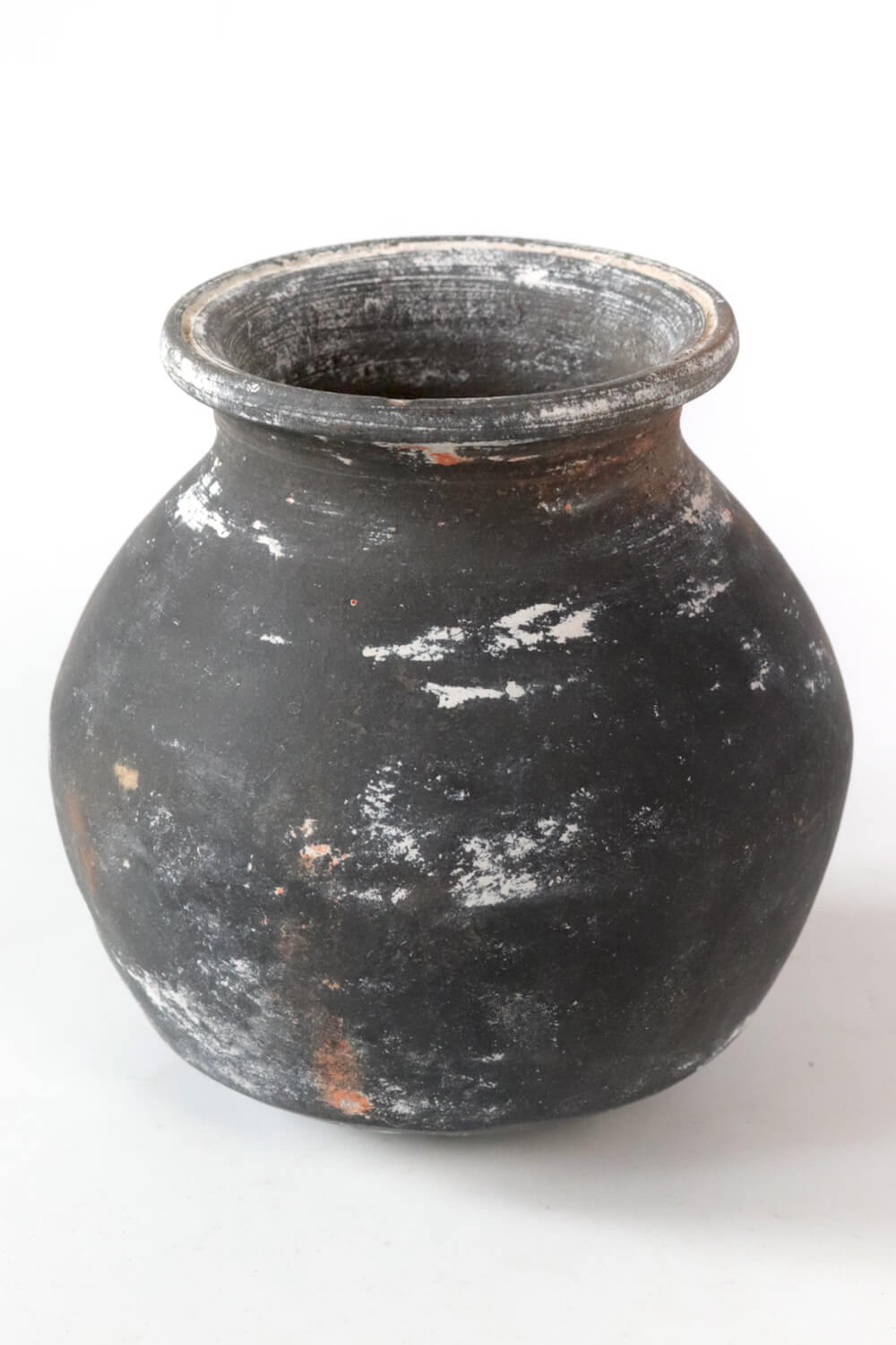 Vase aus Ton antik, Indien 11xØ15