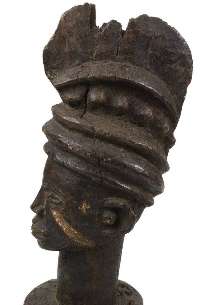 Yoruba Büste Holz antik, 58 cm