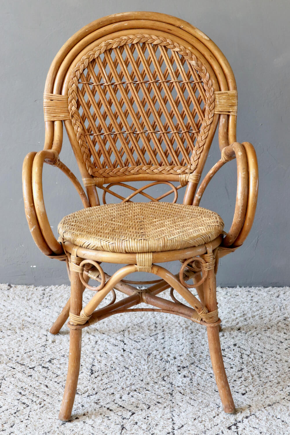 Vintage Rattan Sessel