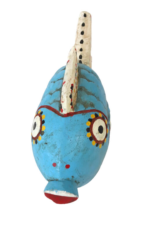 Bozo Fischskulptur türkis