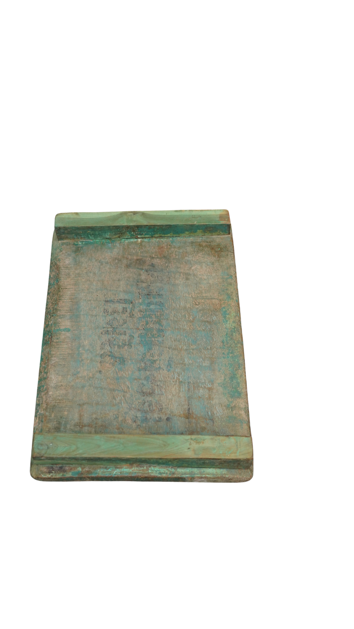 indisches Holztablett mit antiker Patina