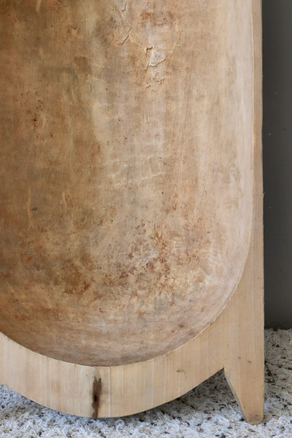 Großer alter Holztrog, 73x36x14