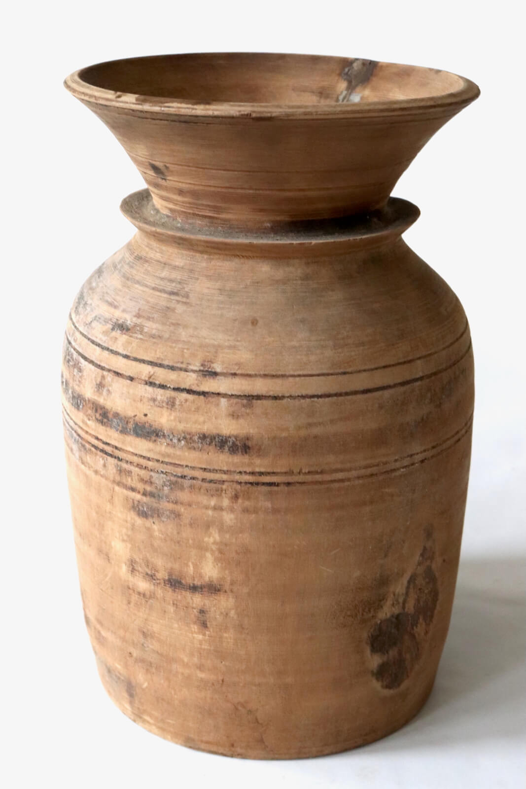 Wooden pot Nepal, 29xø19