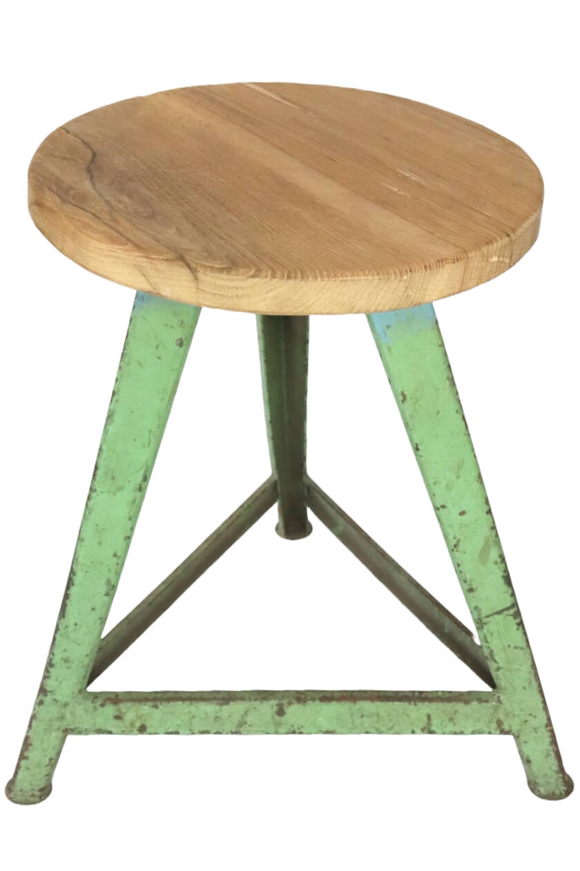 Vintage industrial stool