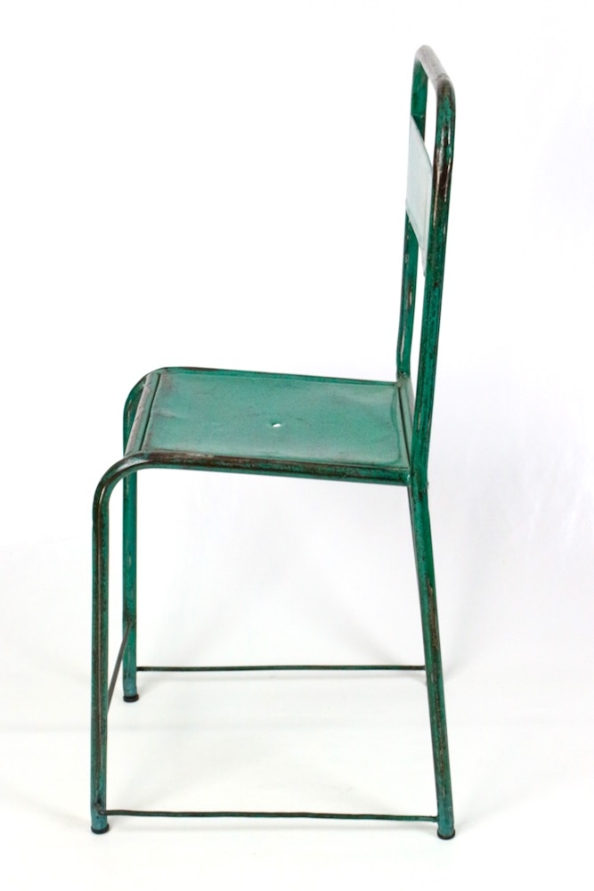 Metallstuhl, Eisenstuhl grün, vintage Gartenstuhl, metal garden stool Gartenstuhl Metall Vintage meergrün