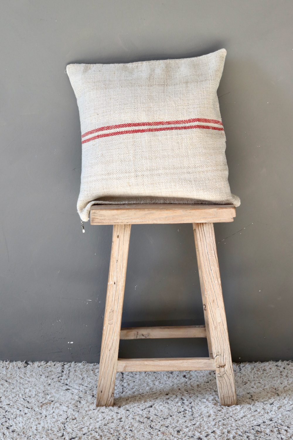 Grain sack cushion 45x45