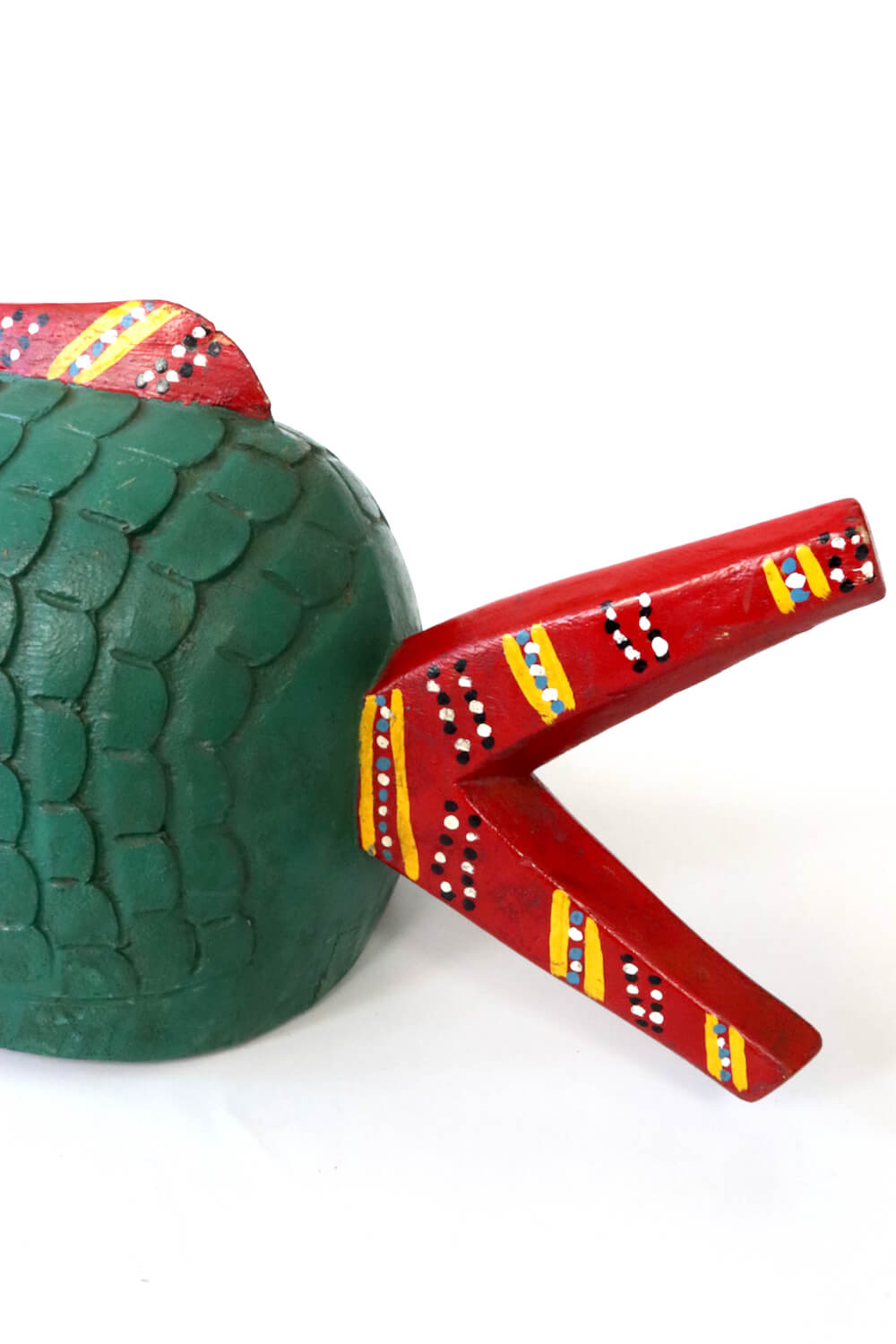 Dicker  Bozo Fisch grün 55 cm