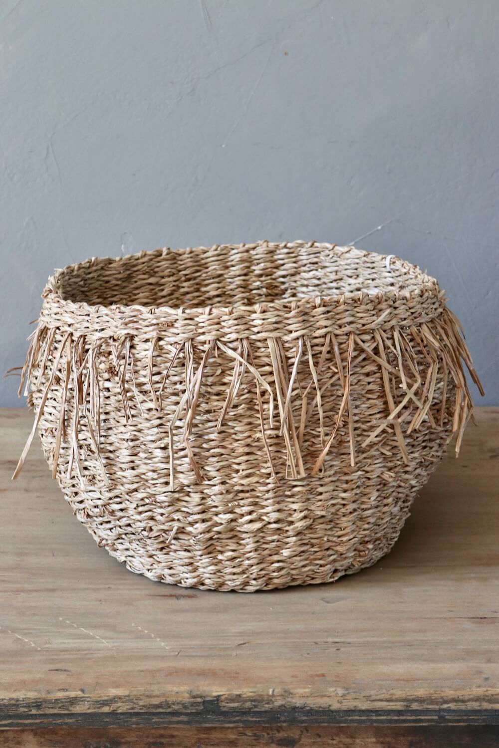 Boho seagrass basket, 20xø30