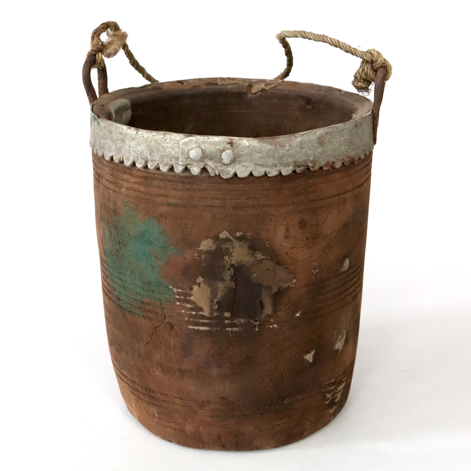Antique wooden water bucket Antique wooden water bucket