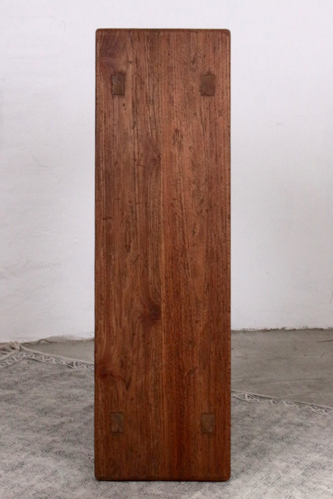 Kleine Holzbank aus Teakholz, 100 cm Kleine Holzbank aus Teakholz, 100 cm