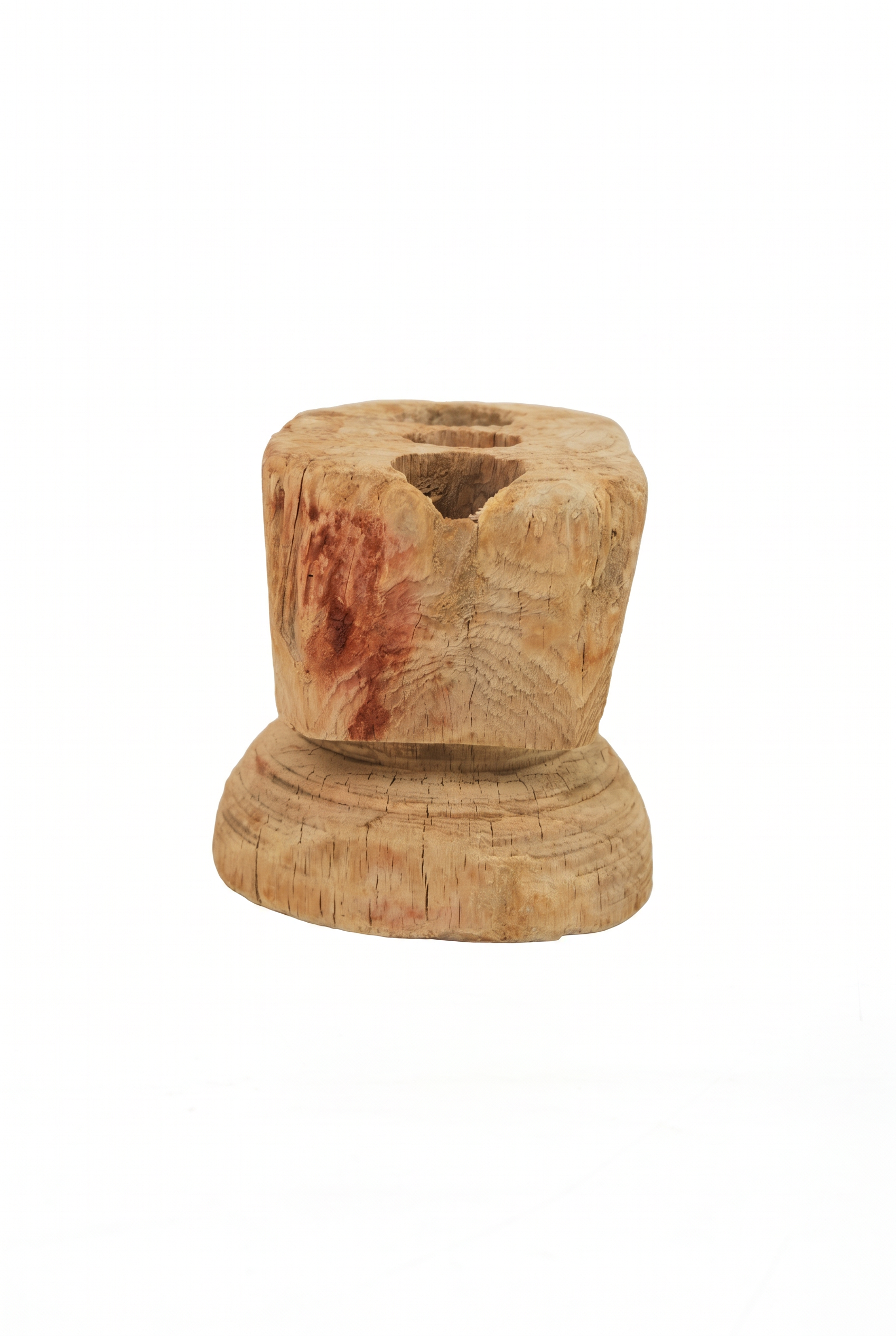 Kerzenständer aus Holz antik, rustikal