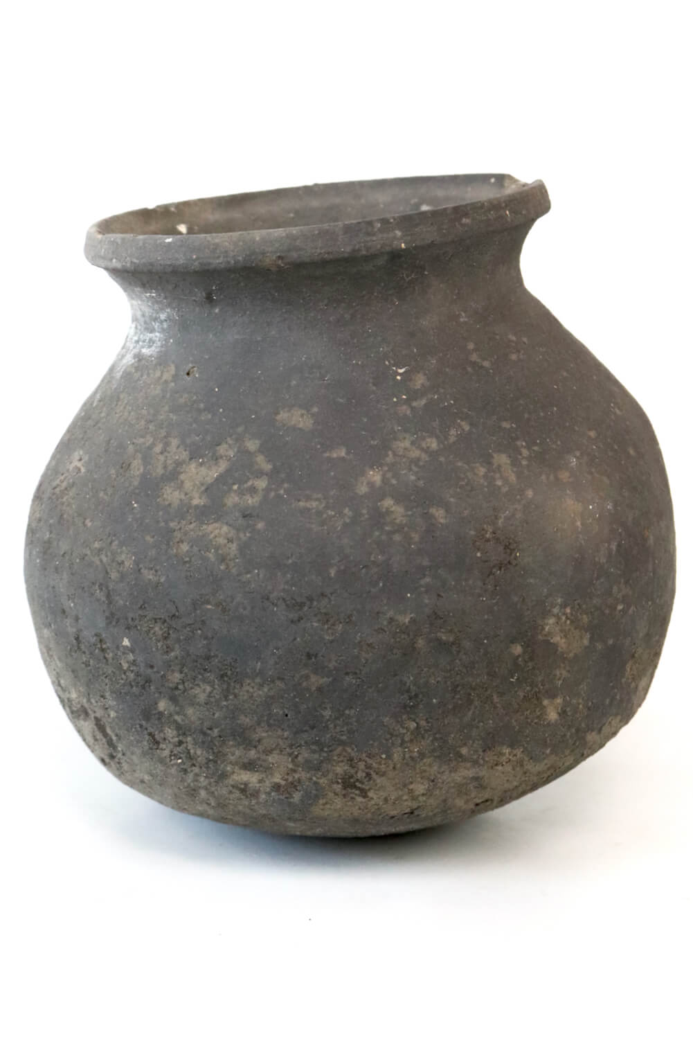 Vase aus Ton antik, Indien 15xØ16