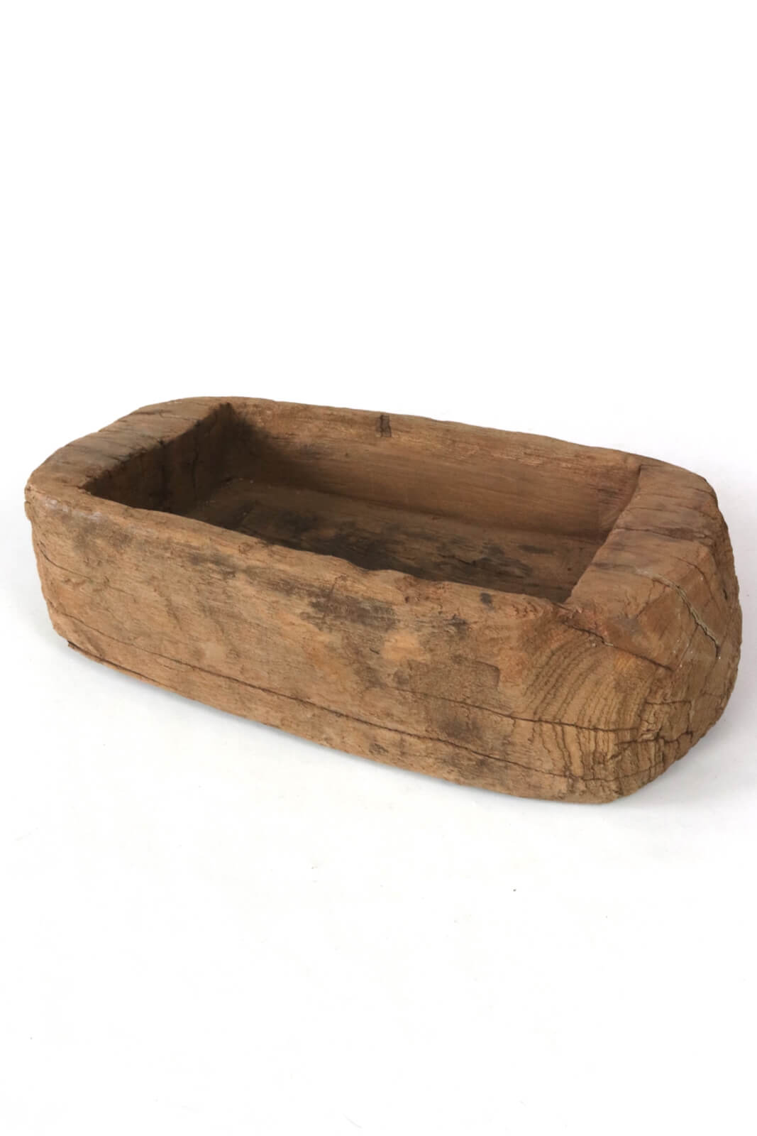 Holztrog rustikal antik, 11x36x19