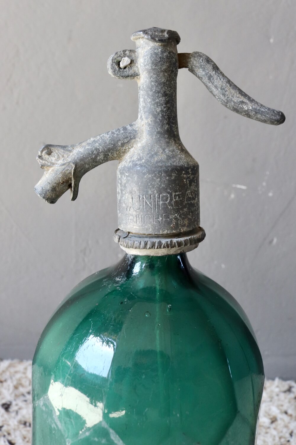 Antique seltzer bottle green Antique seltzer bottle green
