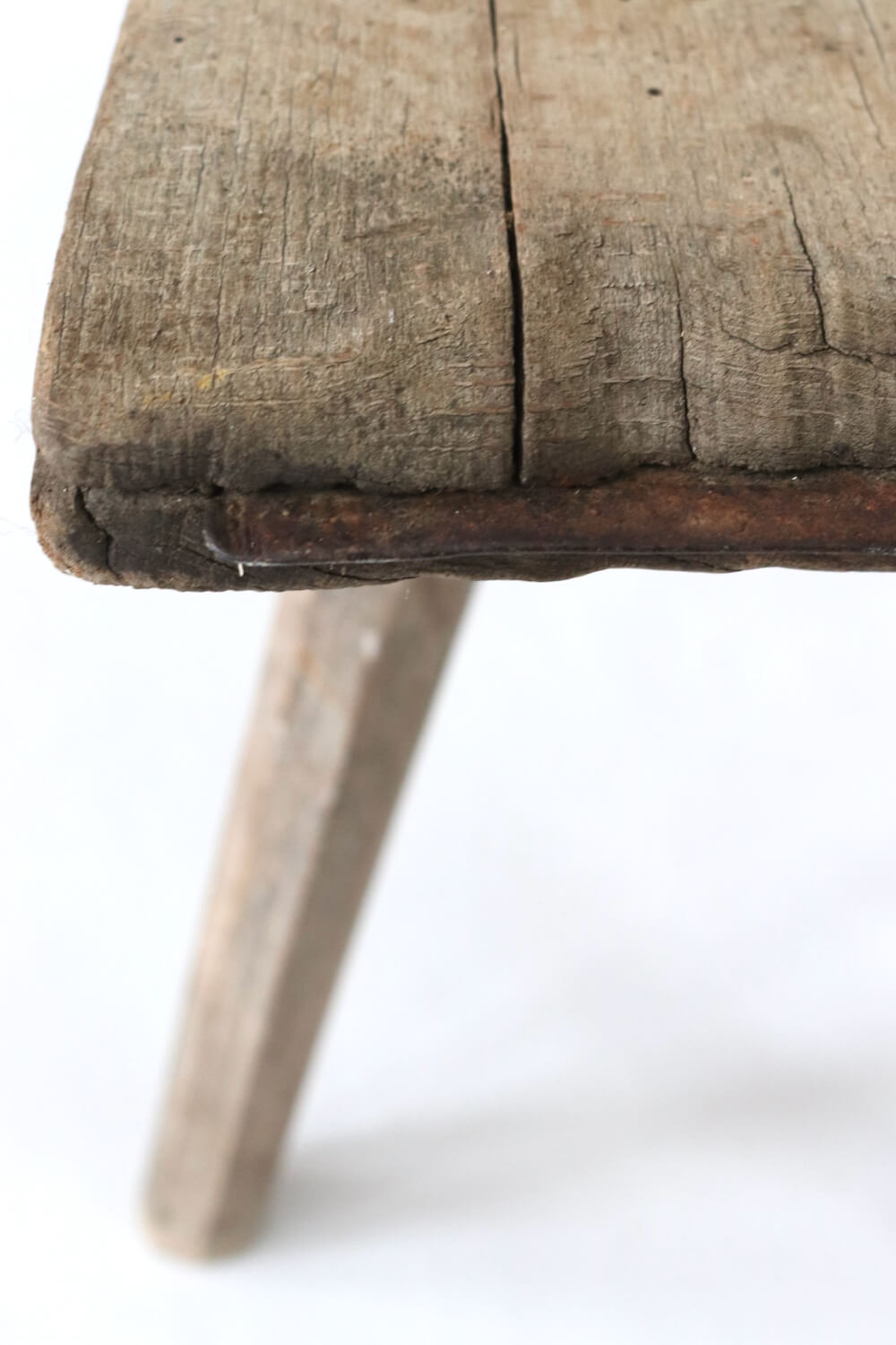 Antique rustic stool