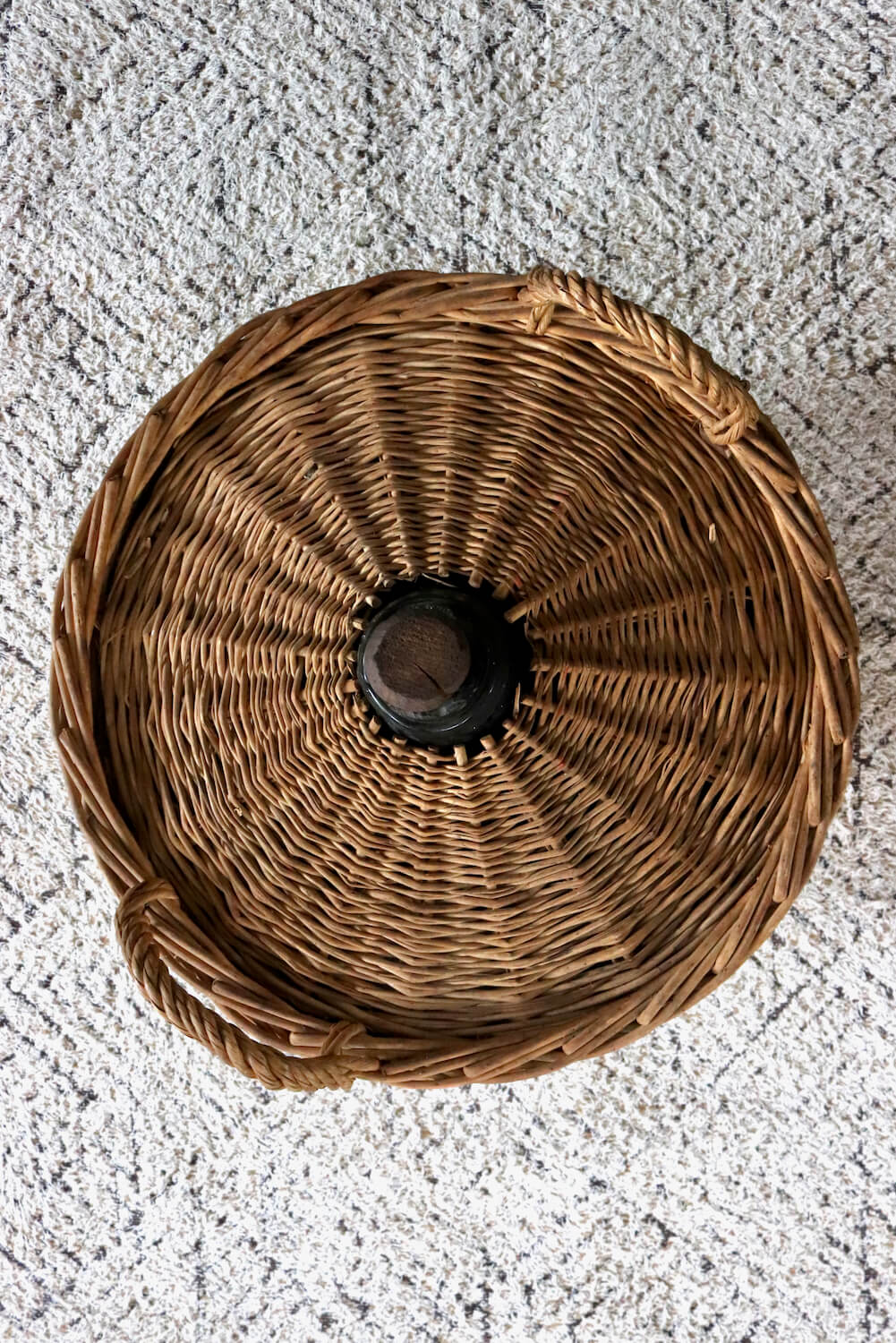 Vintage wicker bottle 50L