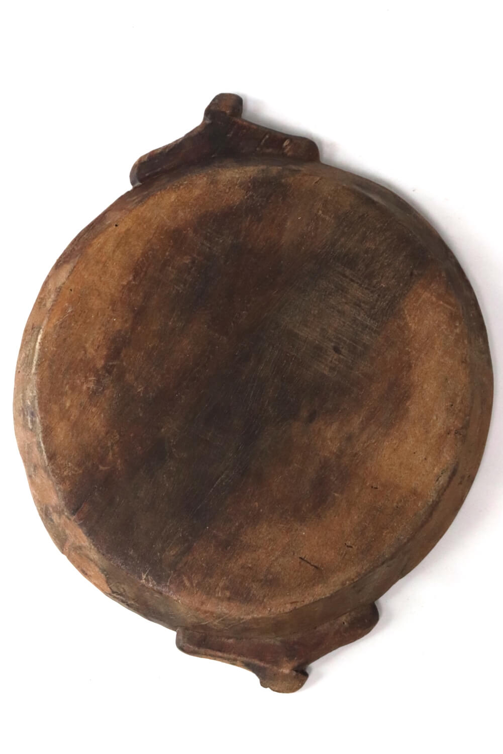 Große Holzschale mit Ohren Indien Ø 37 cm