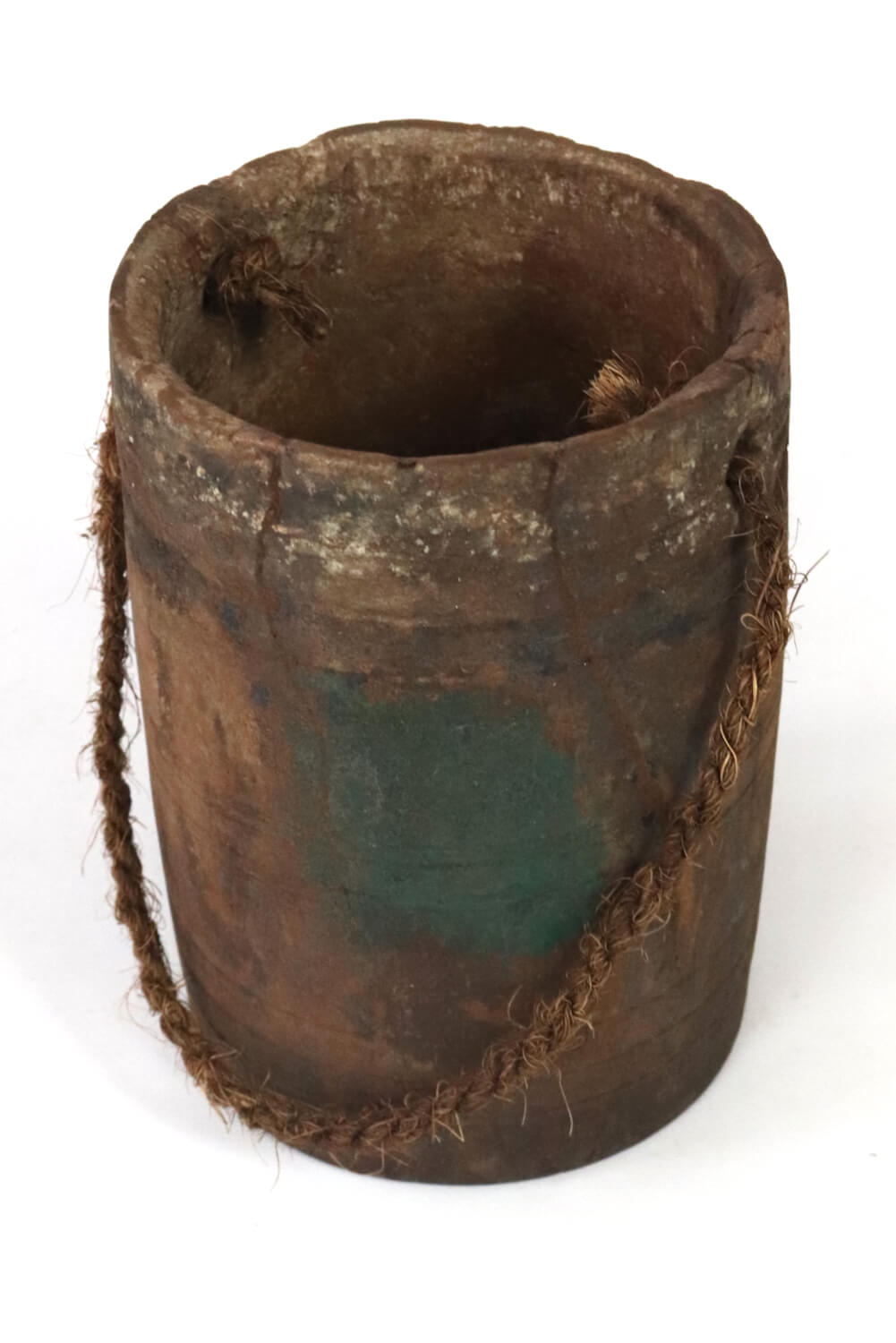 Antique wooden water bucket 