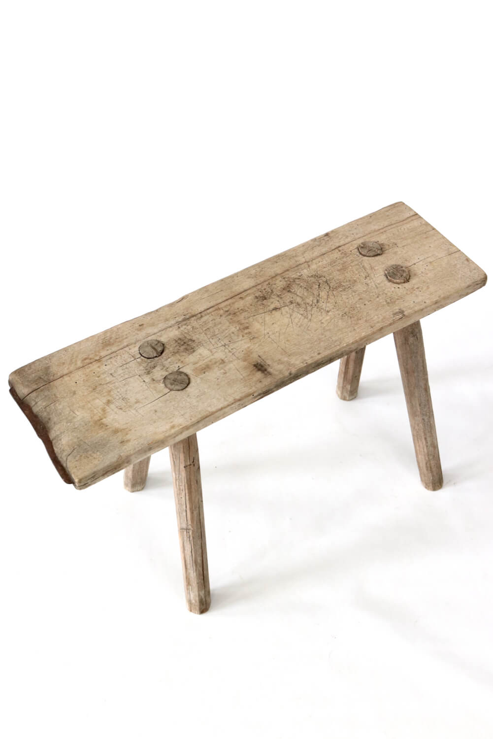 Antique rustic stool