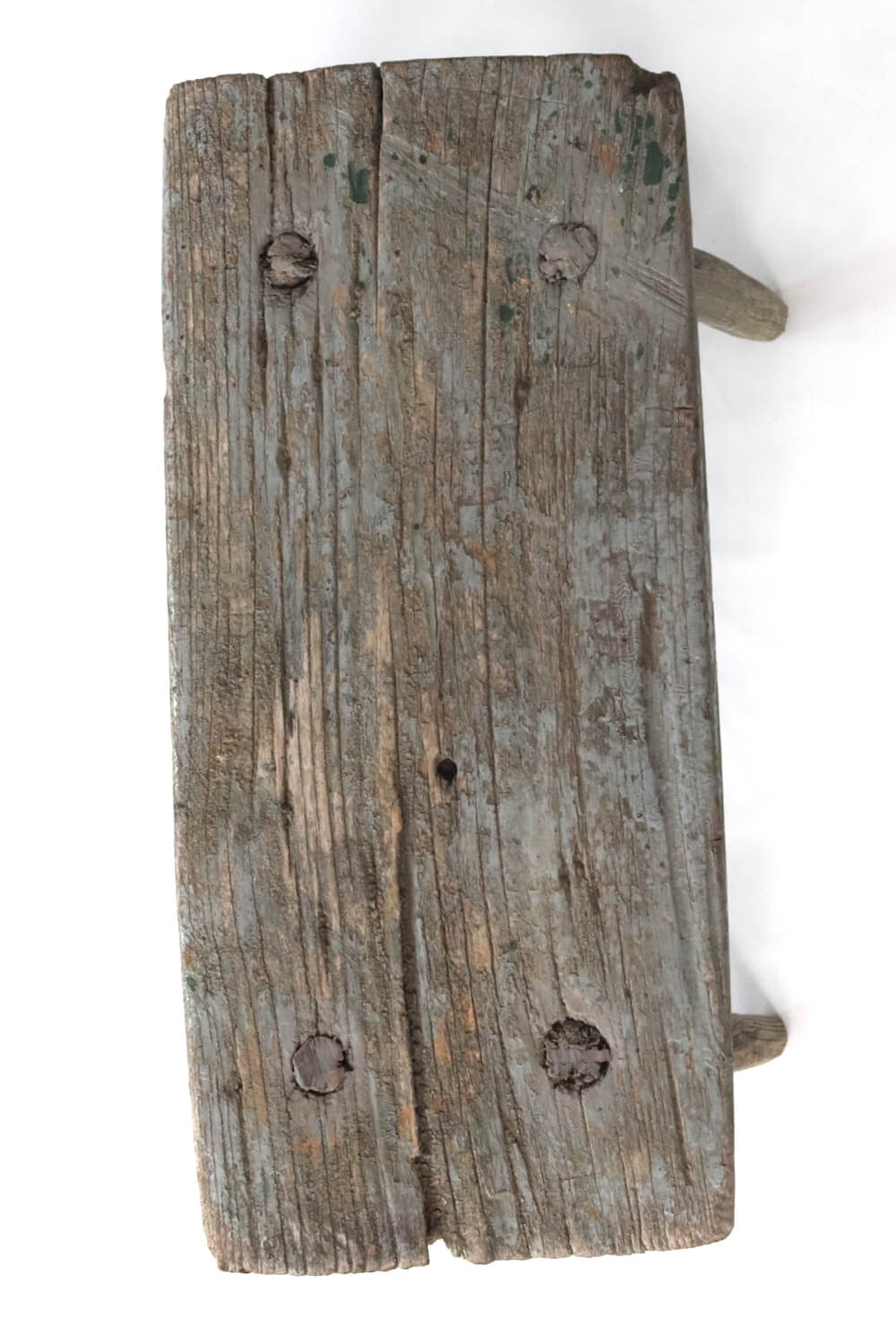 Holzschemel rustikal antik