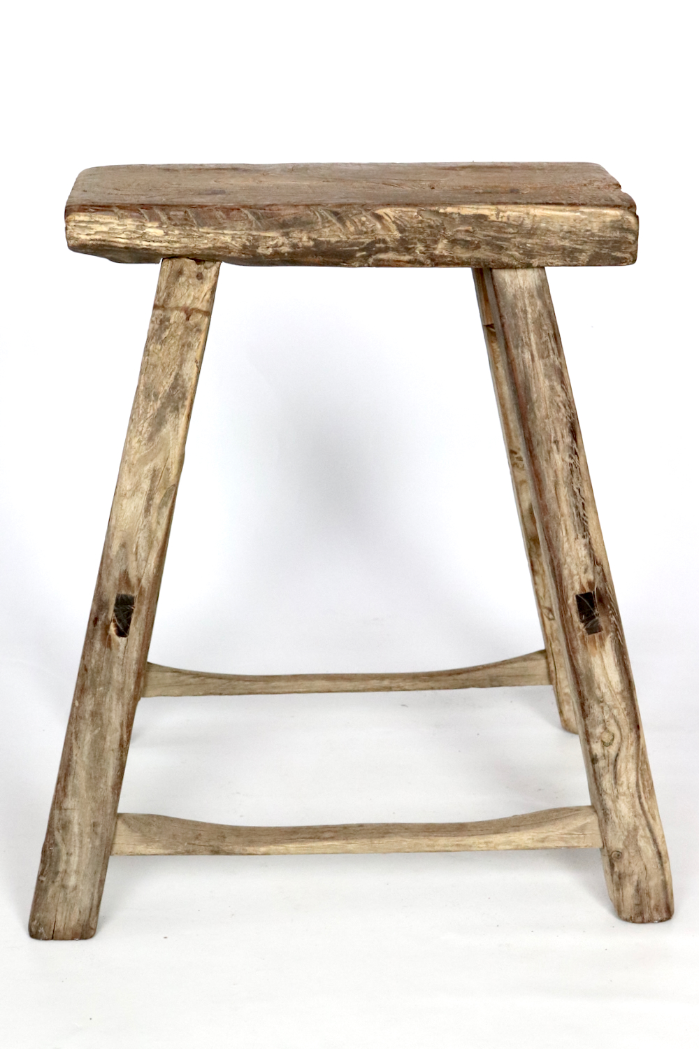 Rustic wooden stool China 