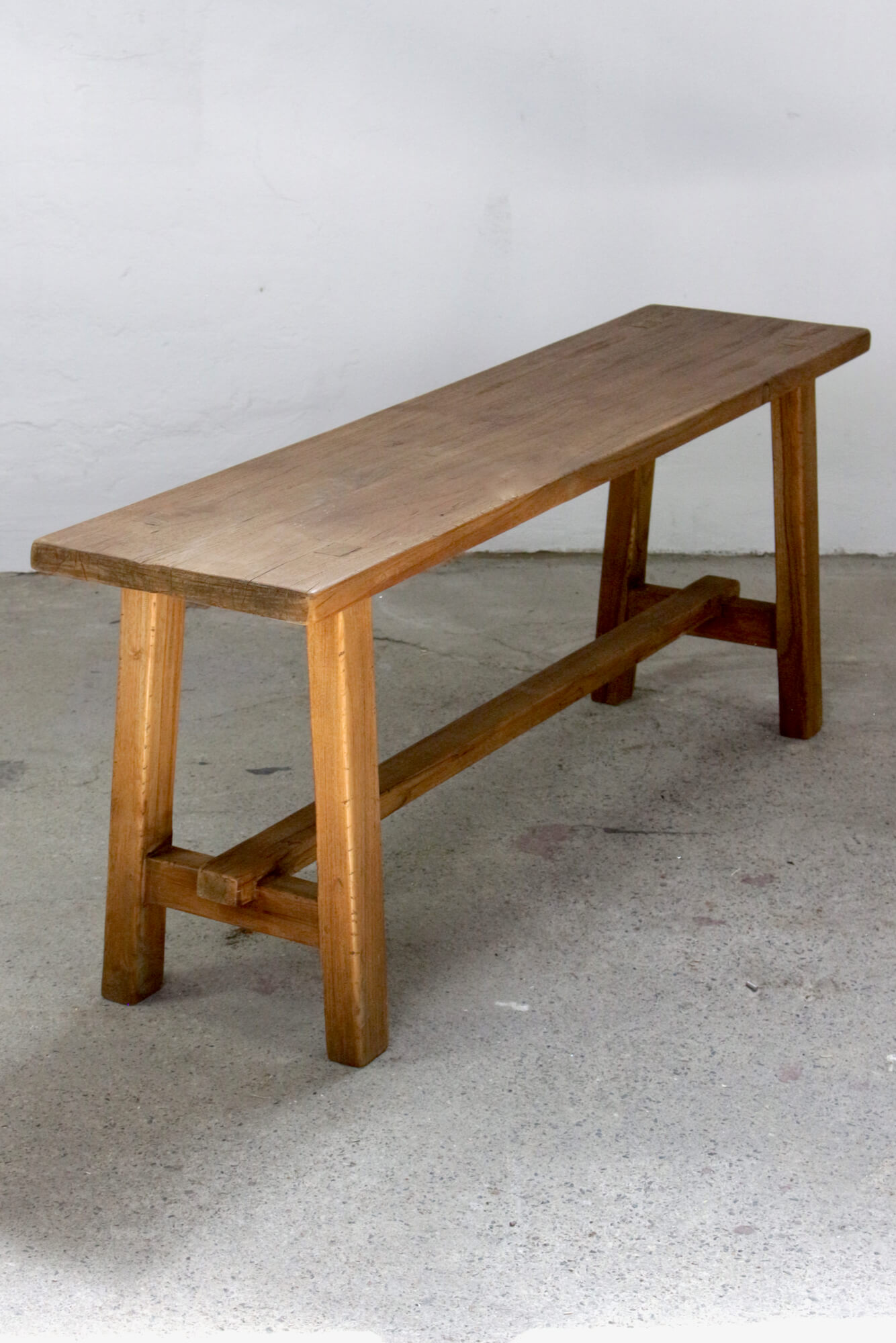 Holzbank Teakholz Handarbeit, 130 cm Holzbank Teakholz Handarbeit, 130 cm