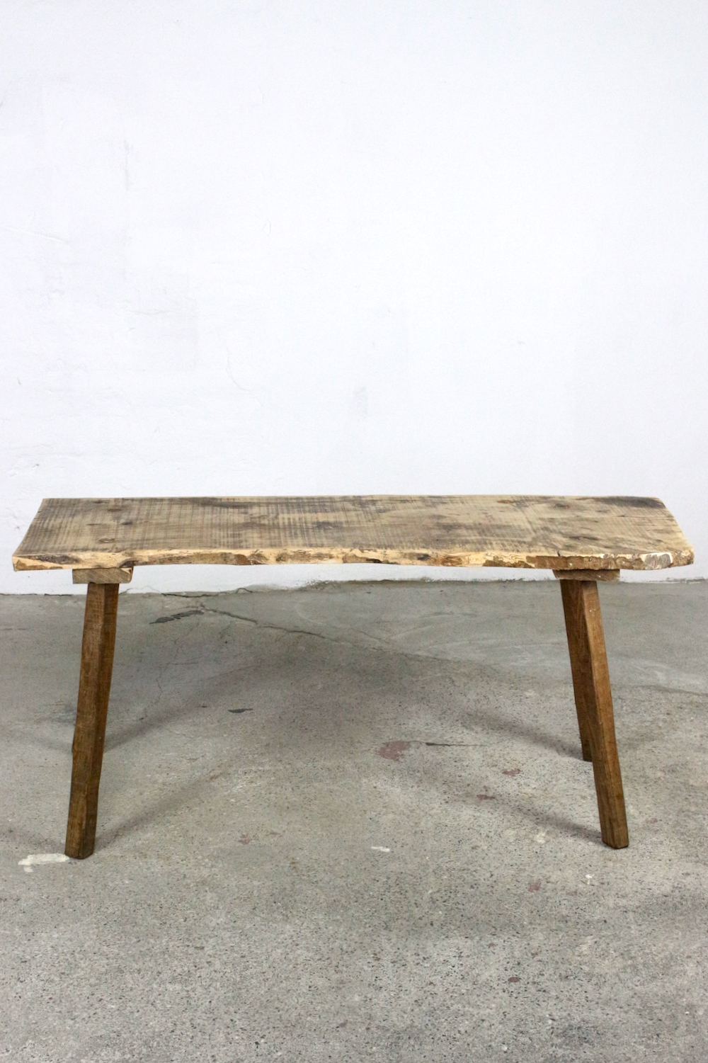 Bauernbank Tisch aus altem Holz, 119 cm Bauernbank Tisch aus altem Holz, 119 cm