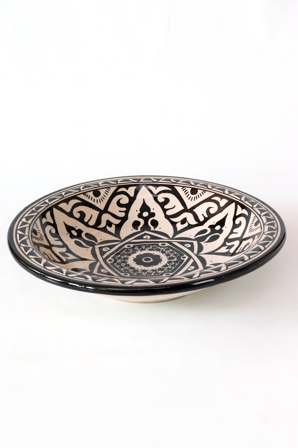 Keramikteller handbemalt Marokko ø35 cm