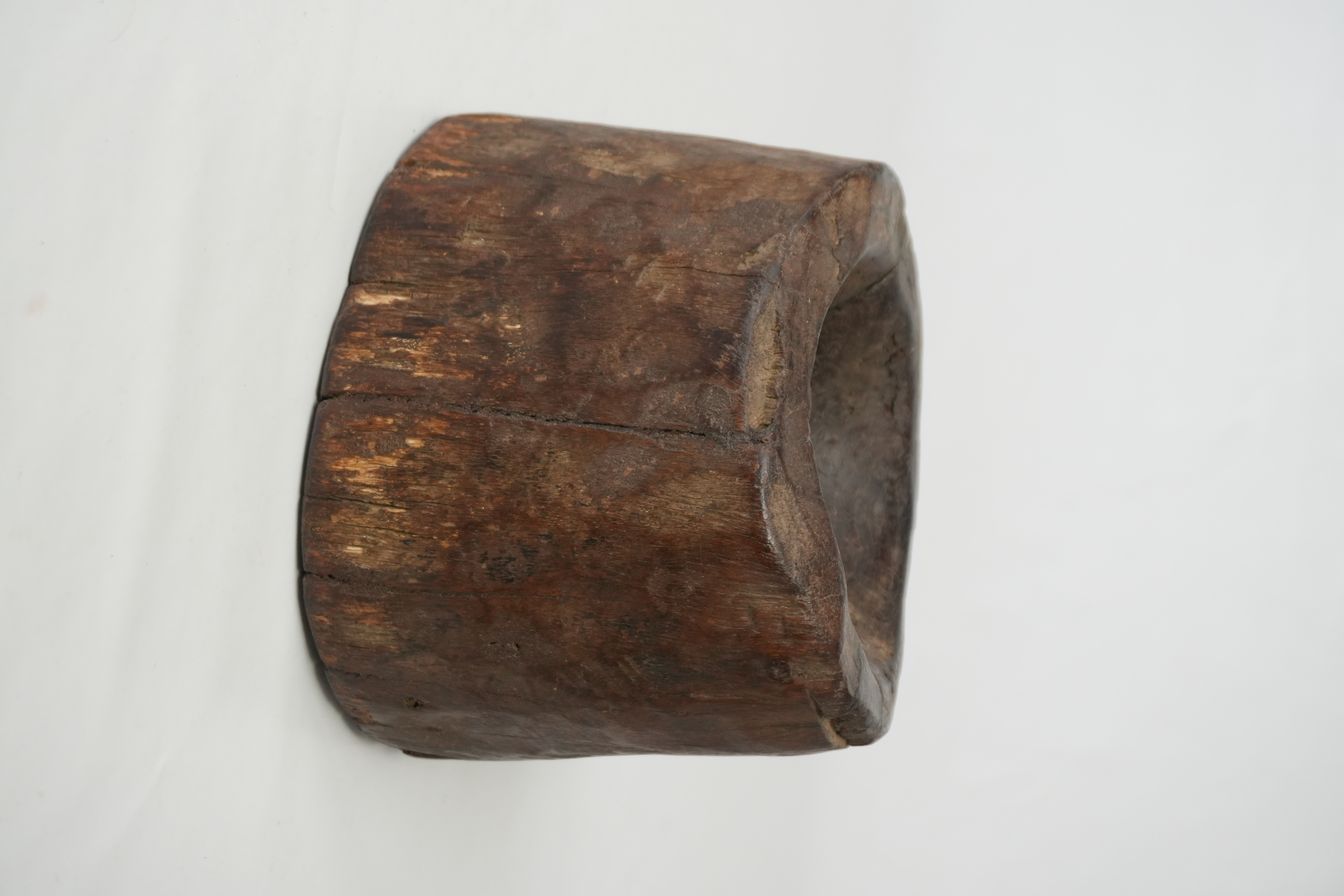 Holz-Mörser aus Indien antik