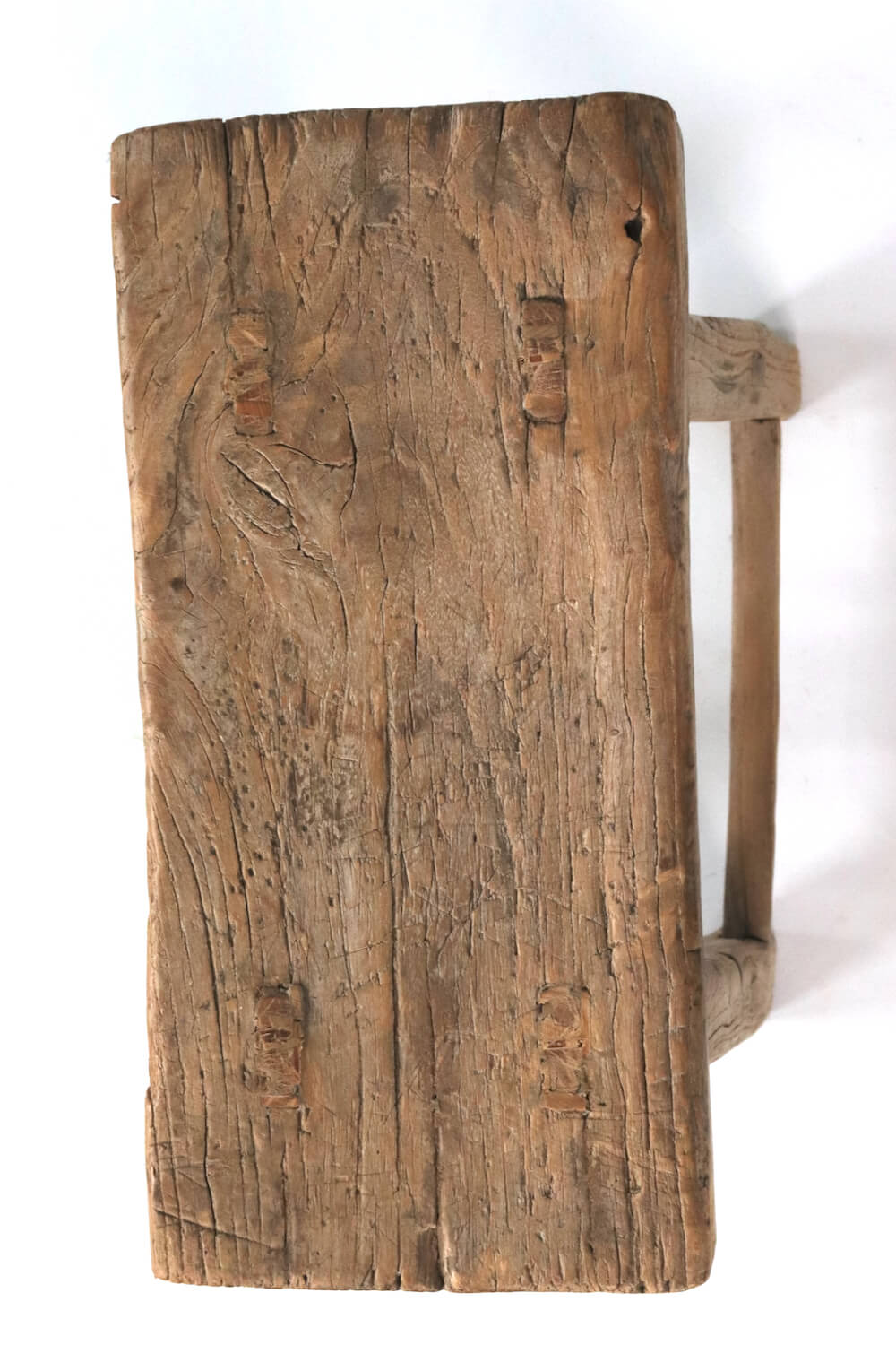Holzhocker antik rustikal China Sattelform