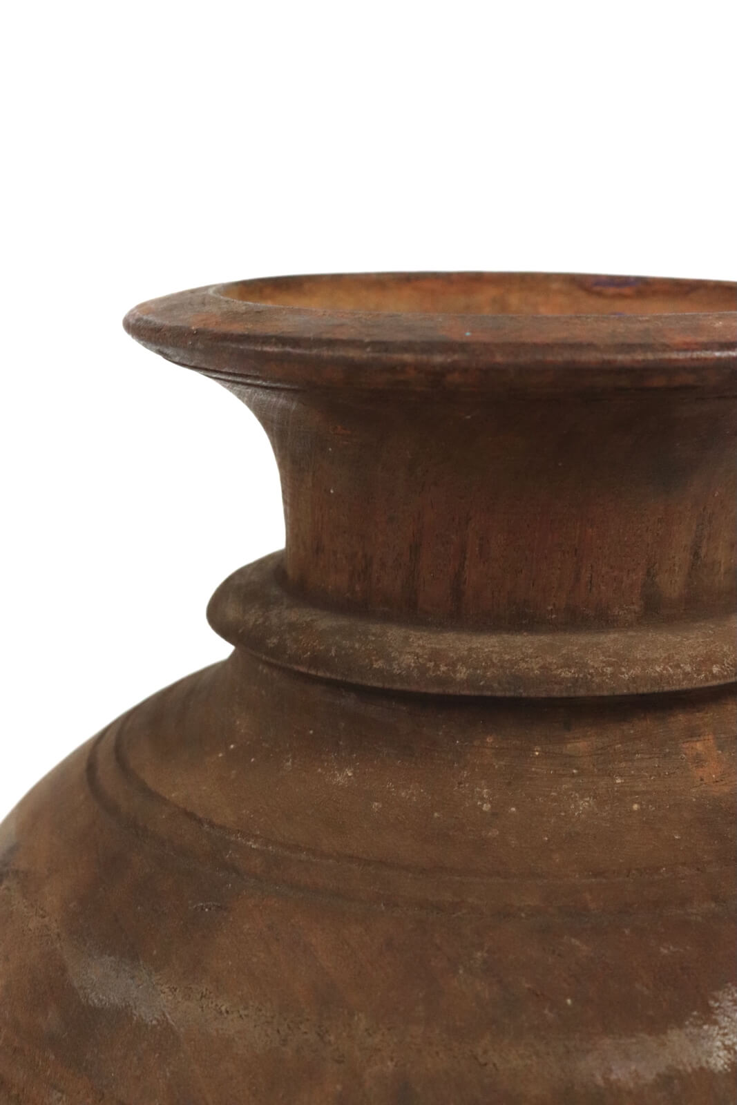 Holzvase antik, 30xø26