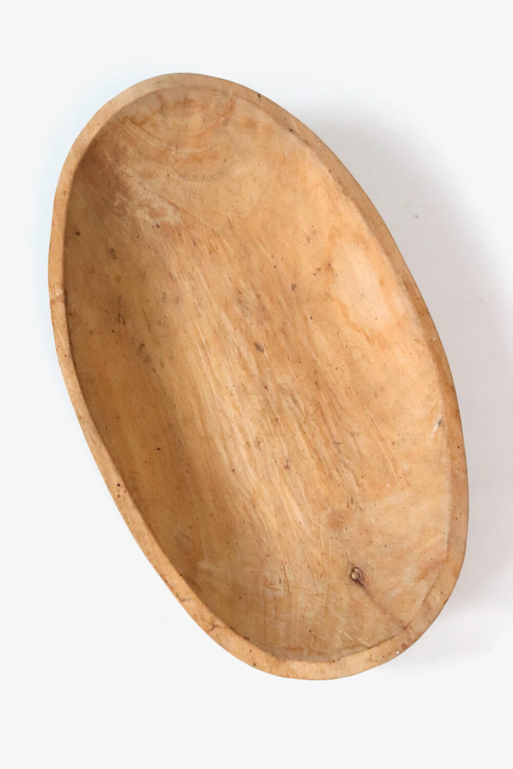 Holzschale oval handgeschnitzt 