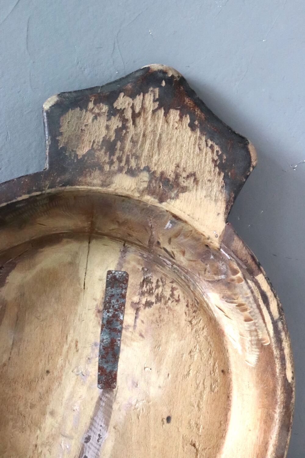 Große Holzschale rustikal  antik, 8x55x42