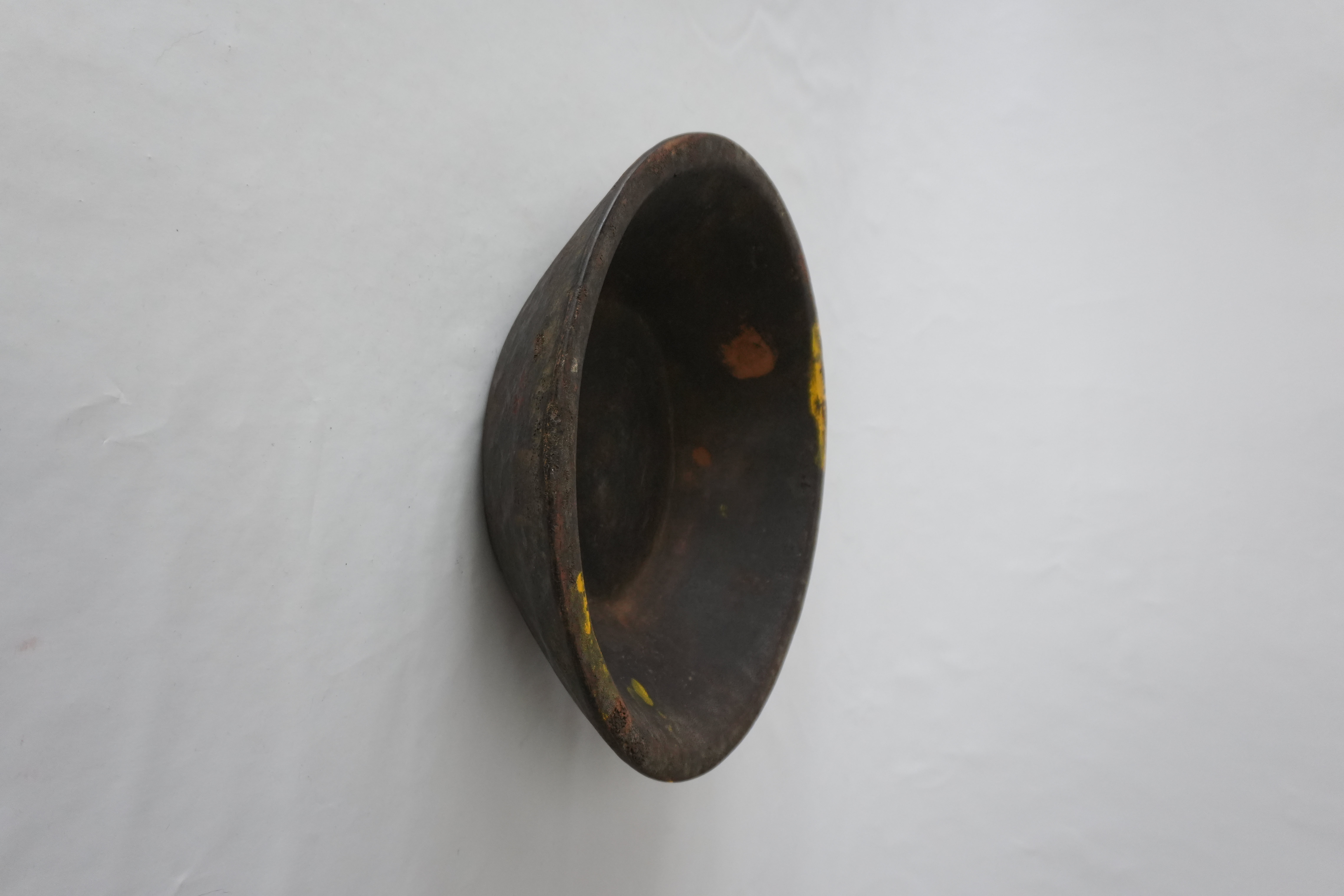 alte Holzschale Indien antik Ø36 cm 