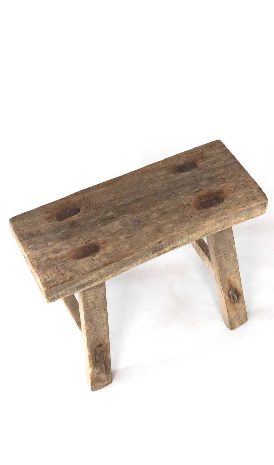 Holzschemel  antik Wabi Sabi