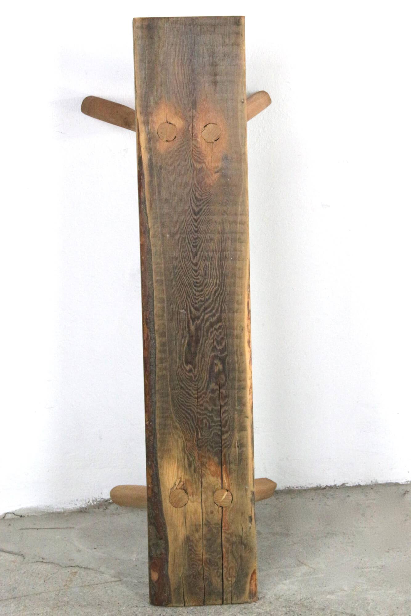 Derbe Bank aus altem Naturholz rustikal, 114 cm Derbe Bank aus altem Naturholz rustikal, 114 cm