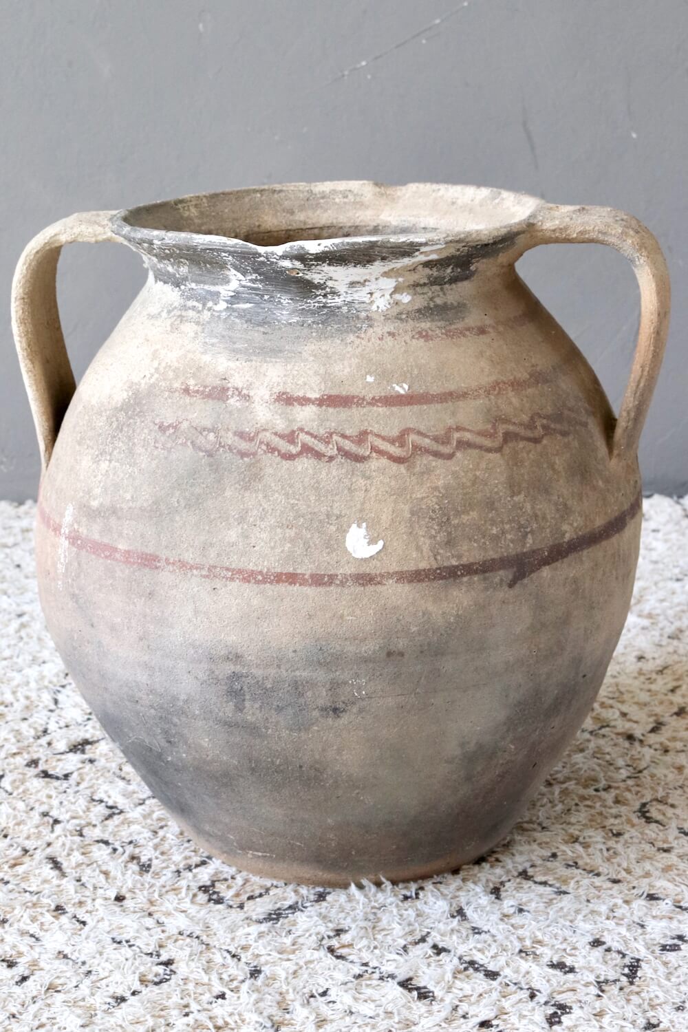 Ancient terracotta pot