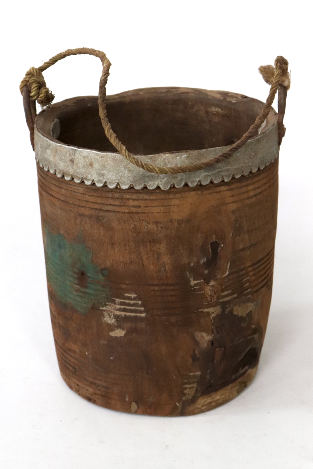 Antique wooden water bucket Antique wooden water bucket
