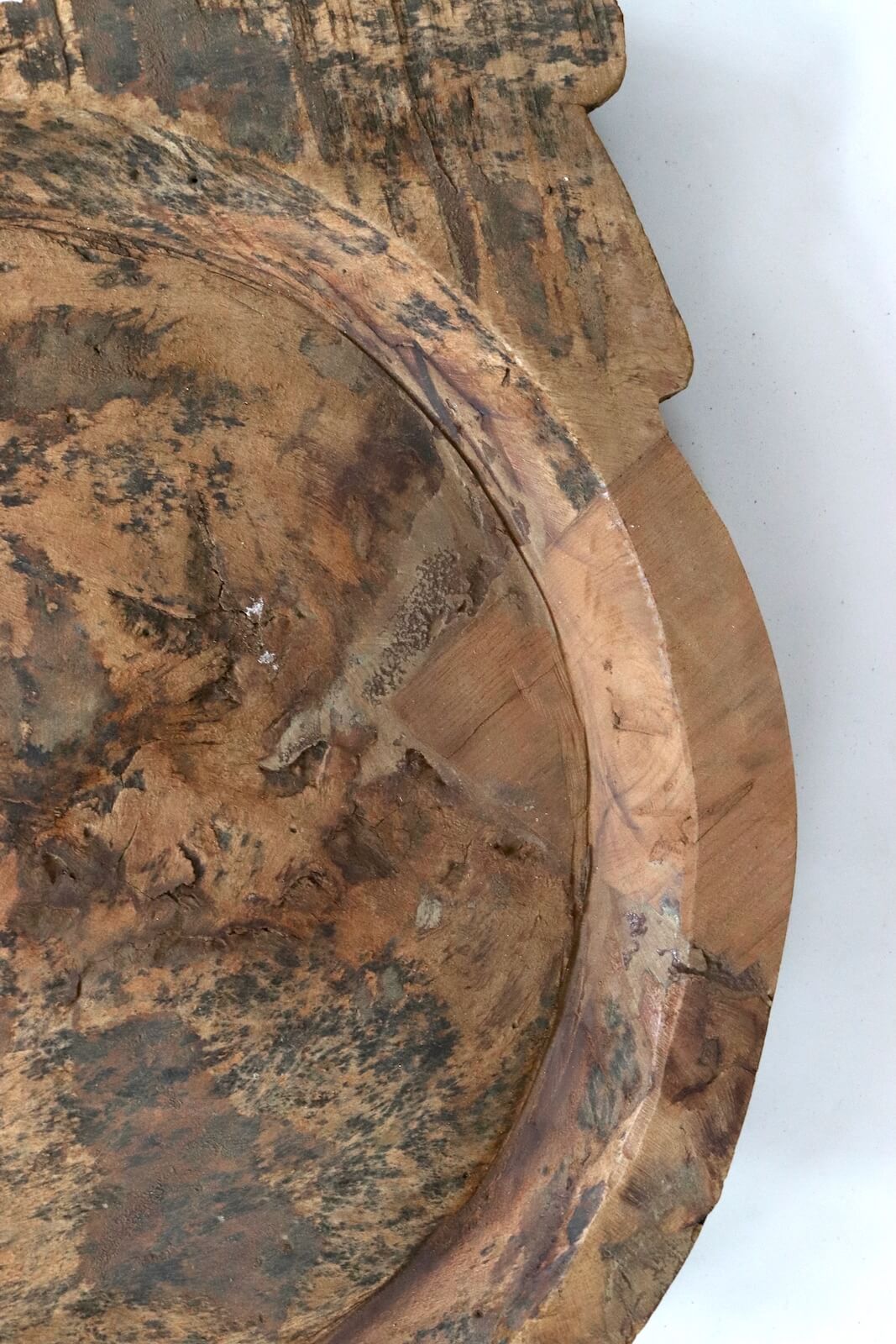 Alte Holzschale mit Ohren Indien ø42x56 Alte Holzschale mit Ohren Indien ø42x56