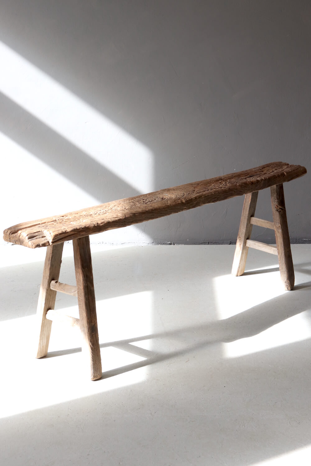 Antique  wooden bench China, 155 cm