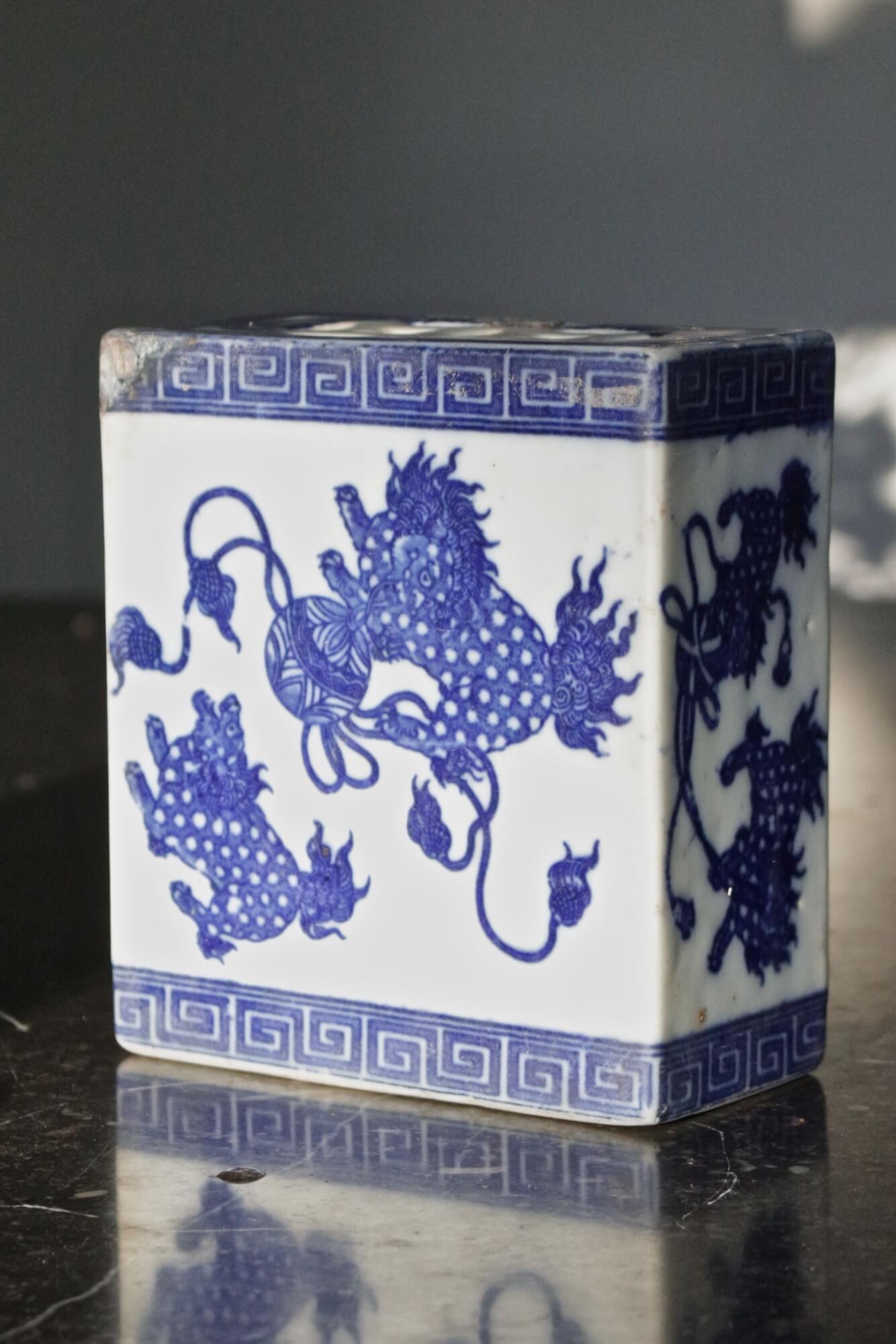 Antique opium pillow from China 