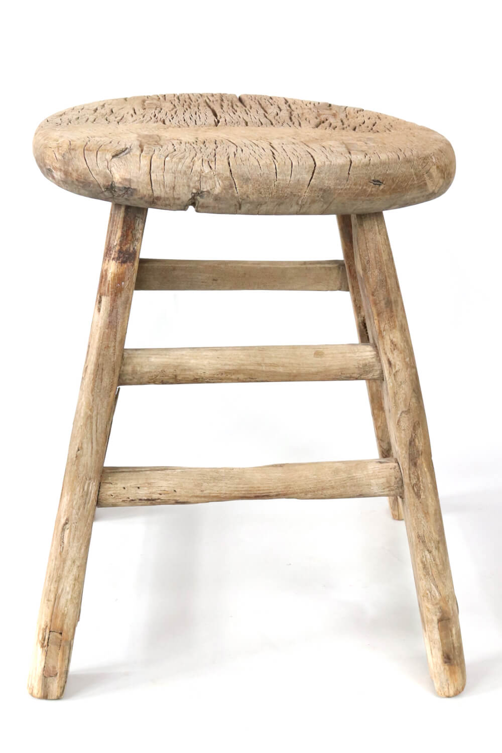 Round Chinese wooden stool