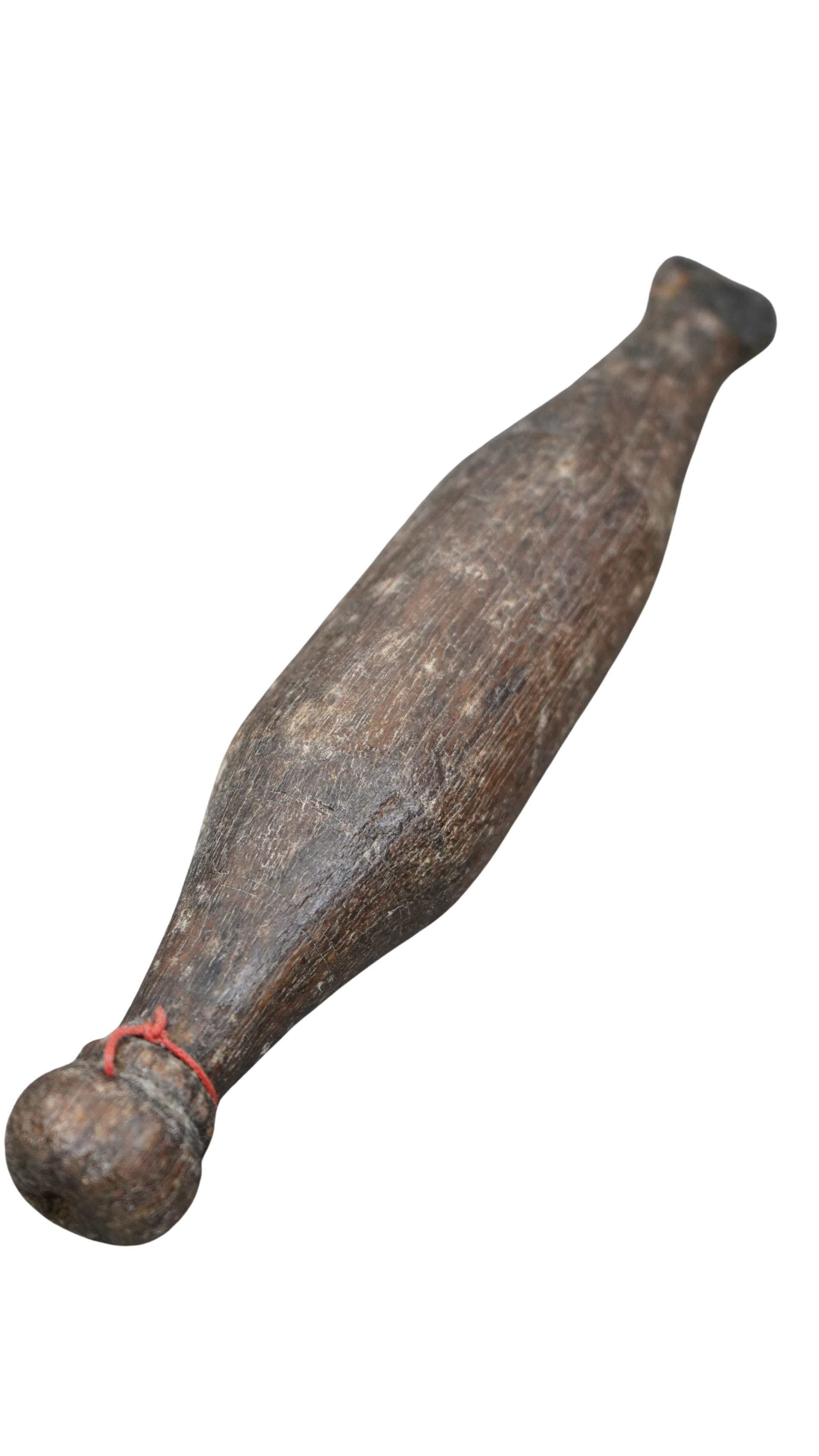 Alte Turnkeule aus Holz – historische Gymnastikkeule