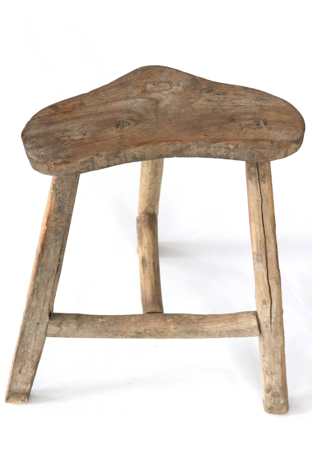 Vintage wooden stool from China