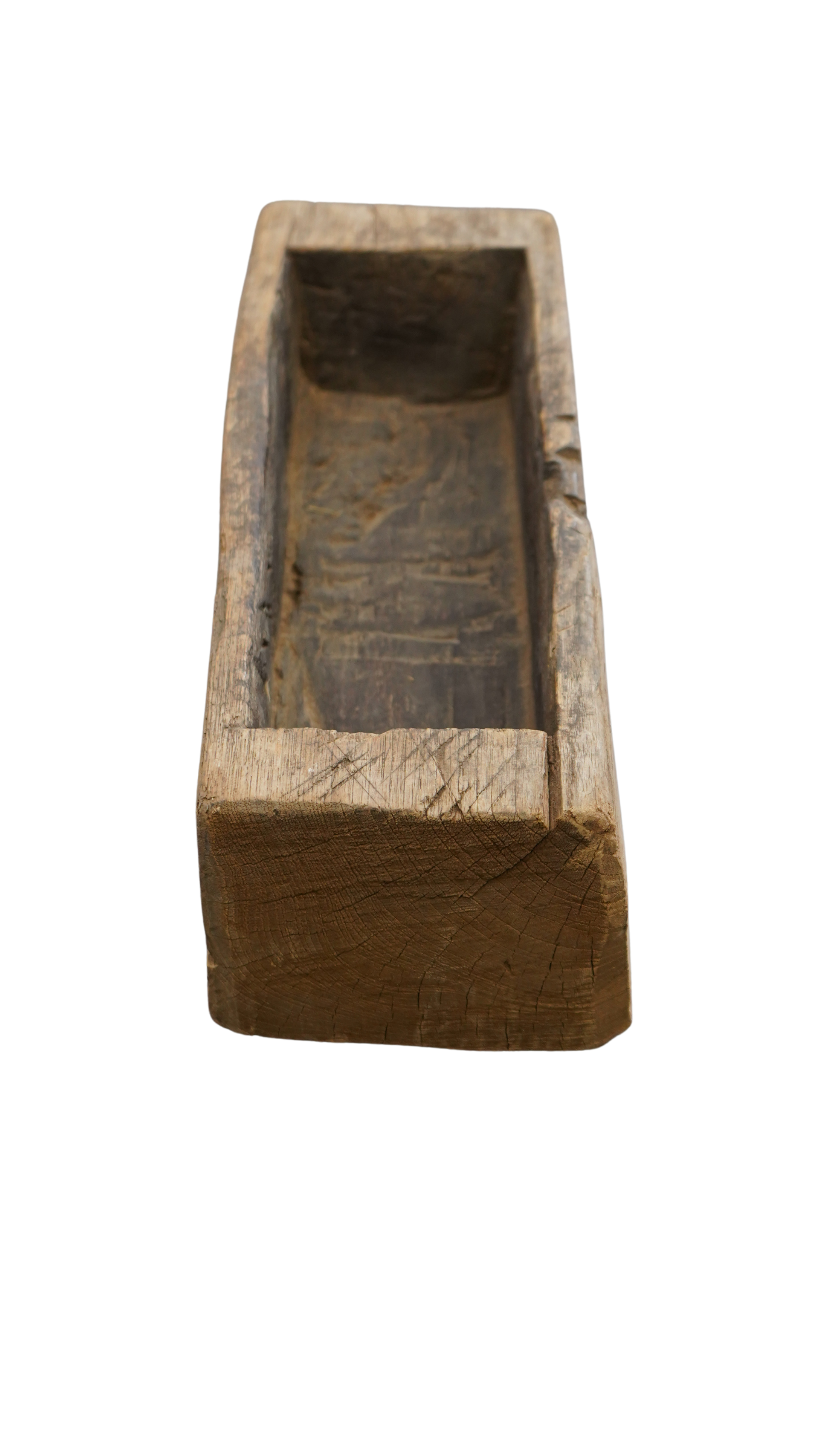 Holztrog Massivholz Holzschale